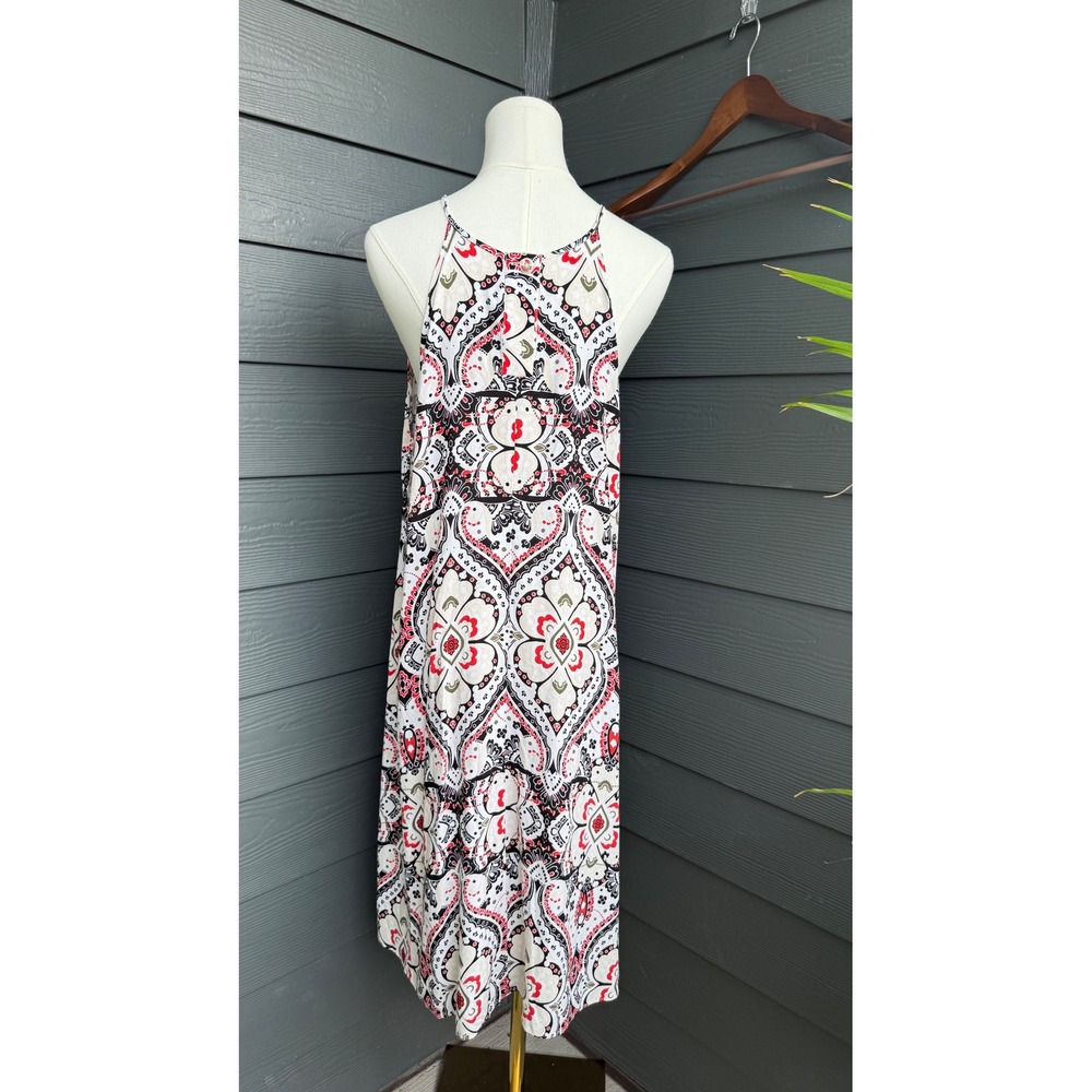 Cato 100% Rayon Medallion Print Swing Midi Dress Women 18W 20W Boho - Picture 3 of 11